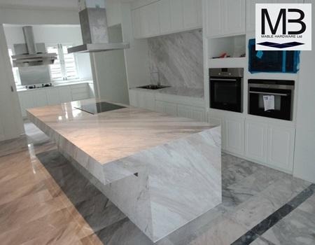 ท็อปครัวหินอ่อนไวท์วีนัส